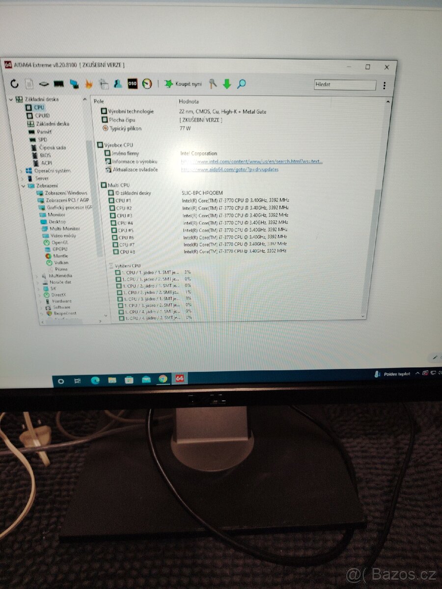 Kompletní sestava, monitor dell 22" - 7
