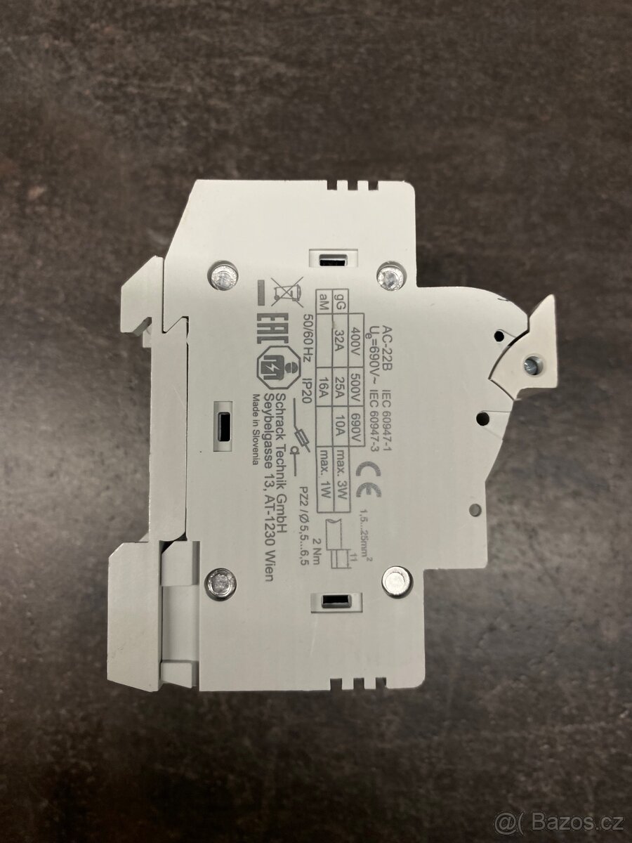 Rozvaděčové komponenty SCHRACK – odpínače 32A, 100A - 7