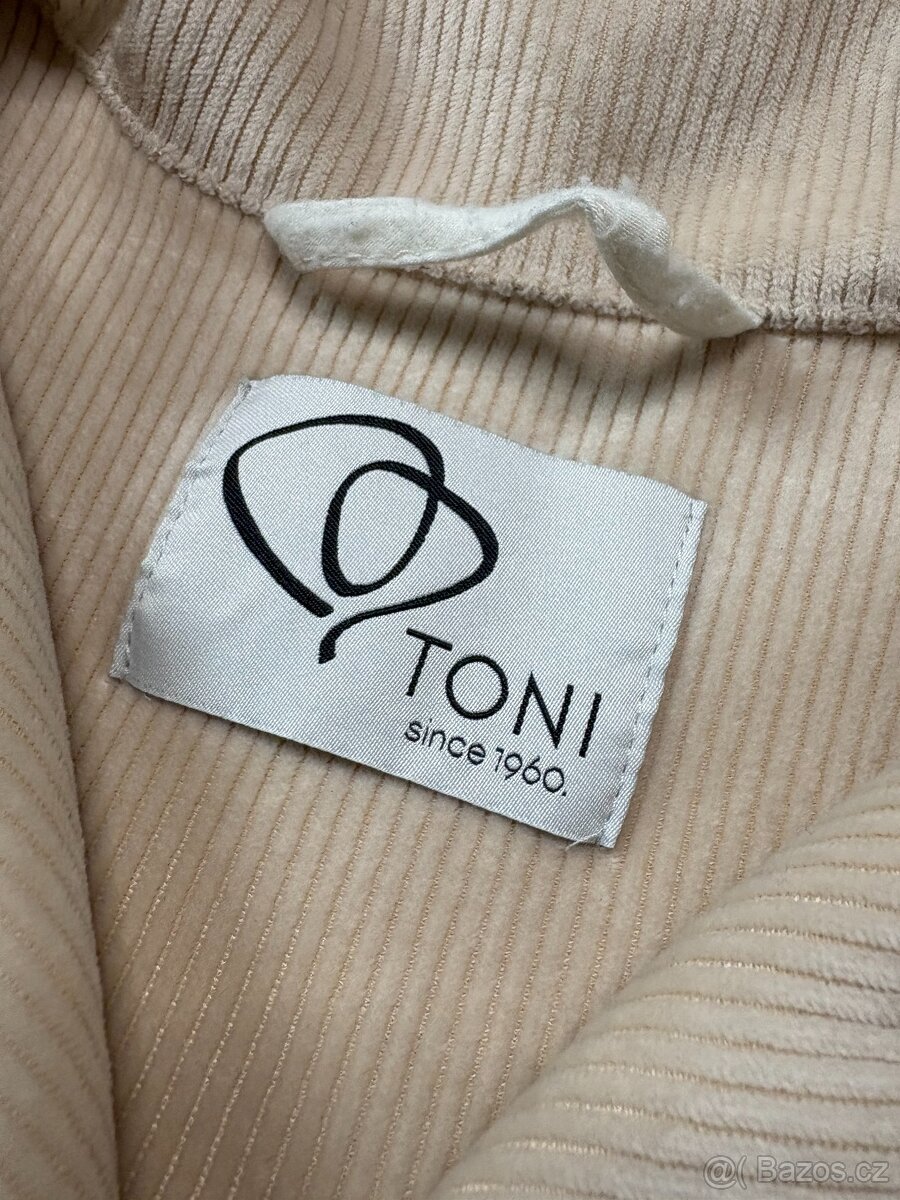 Béžová manšestrová košile TONI | Shacket | elastická | vel. - 7