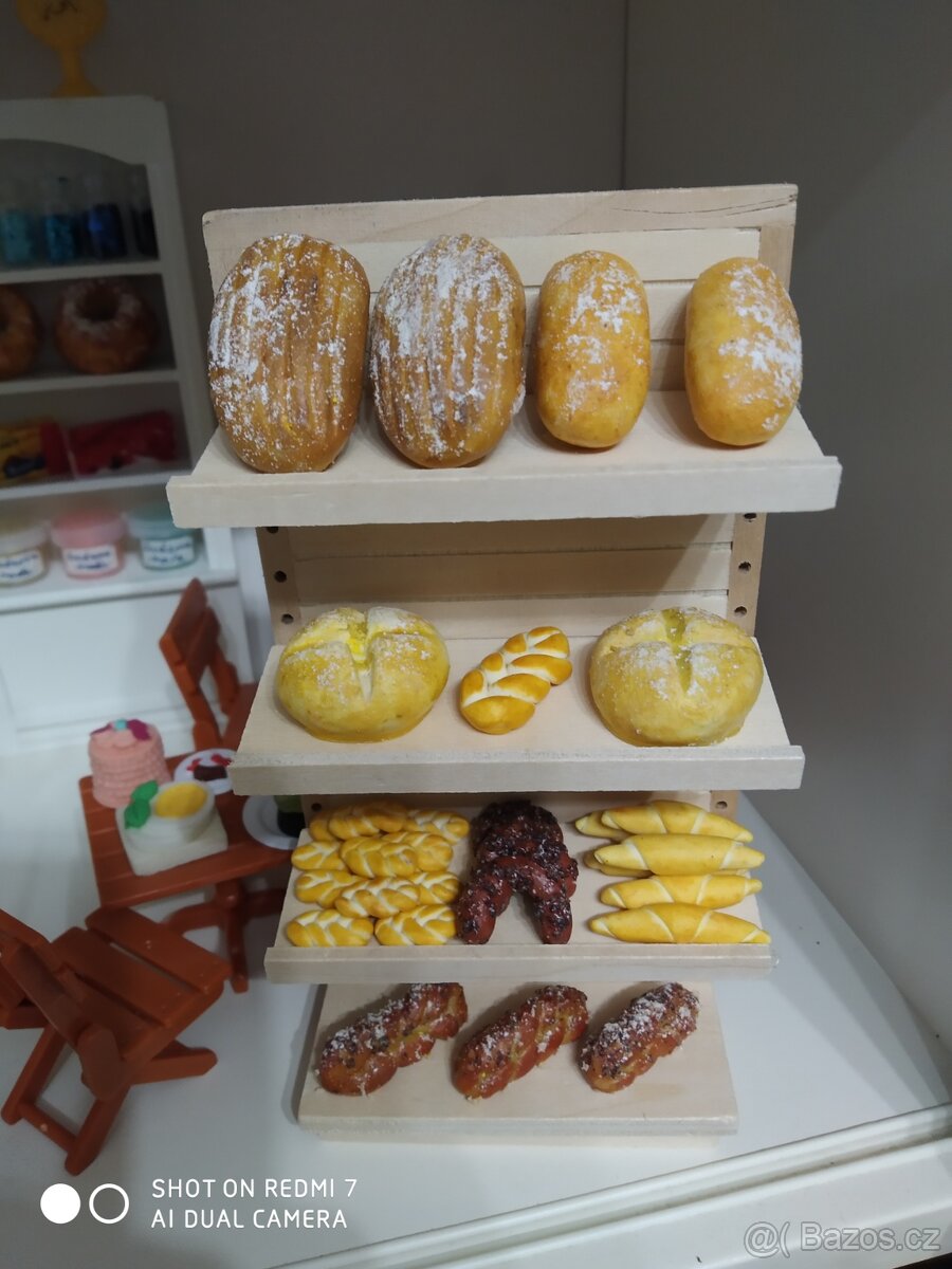 Cukrárna pekárna pro sběratele nábytek miniatura 1:12 - 7