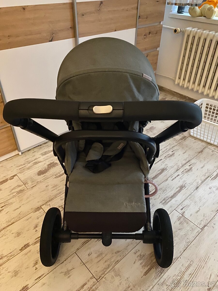 Cybex dvojkombinace + adaptery na autosedačku - 7