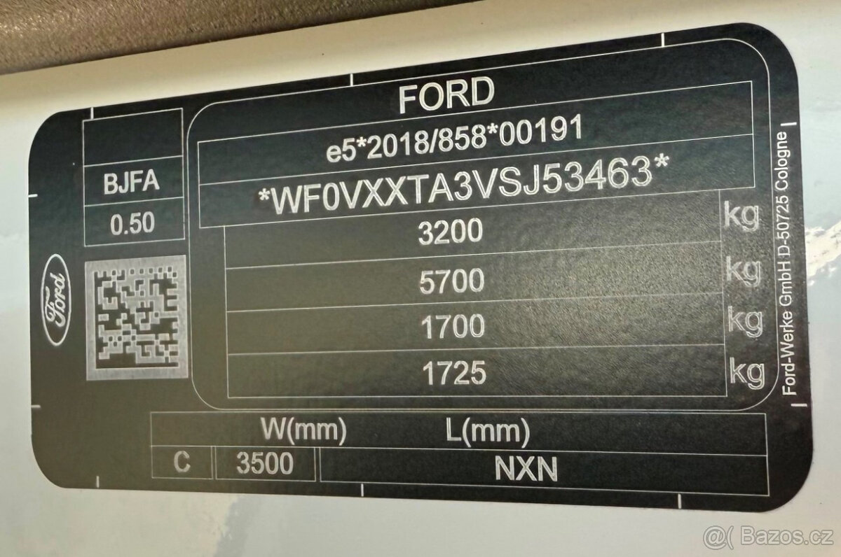 Čalounění interiéru Ford Transit Custom V710 LH2 23- - 7