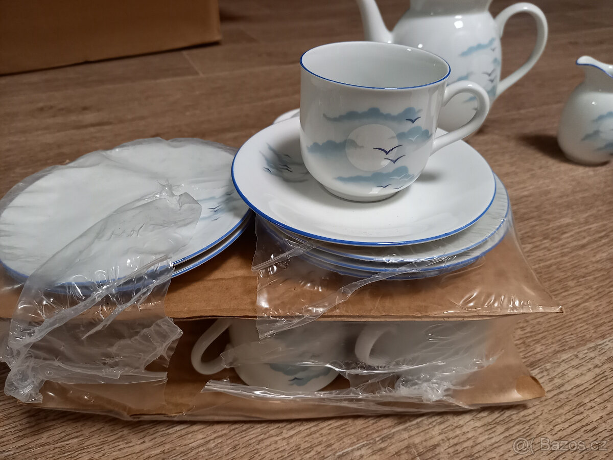 starožitný set MZ Czechoslovakia - čajový - 7