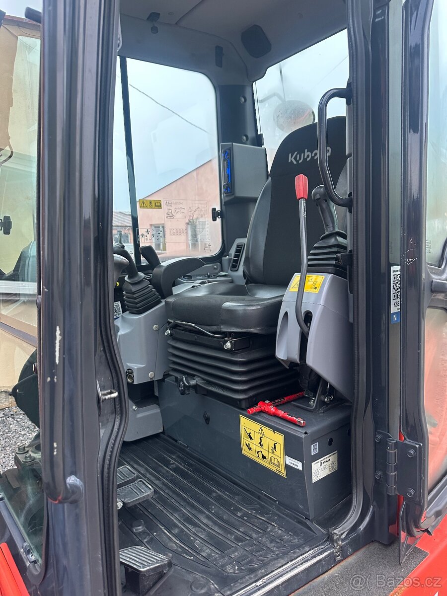 Pásový bagr Kubota U55-4,r.v.2020,1331MTH, ENGCON, KLIMA - 7