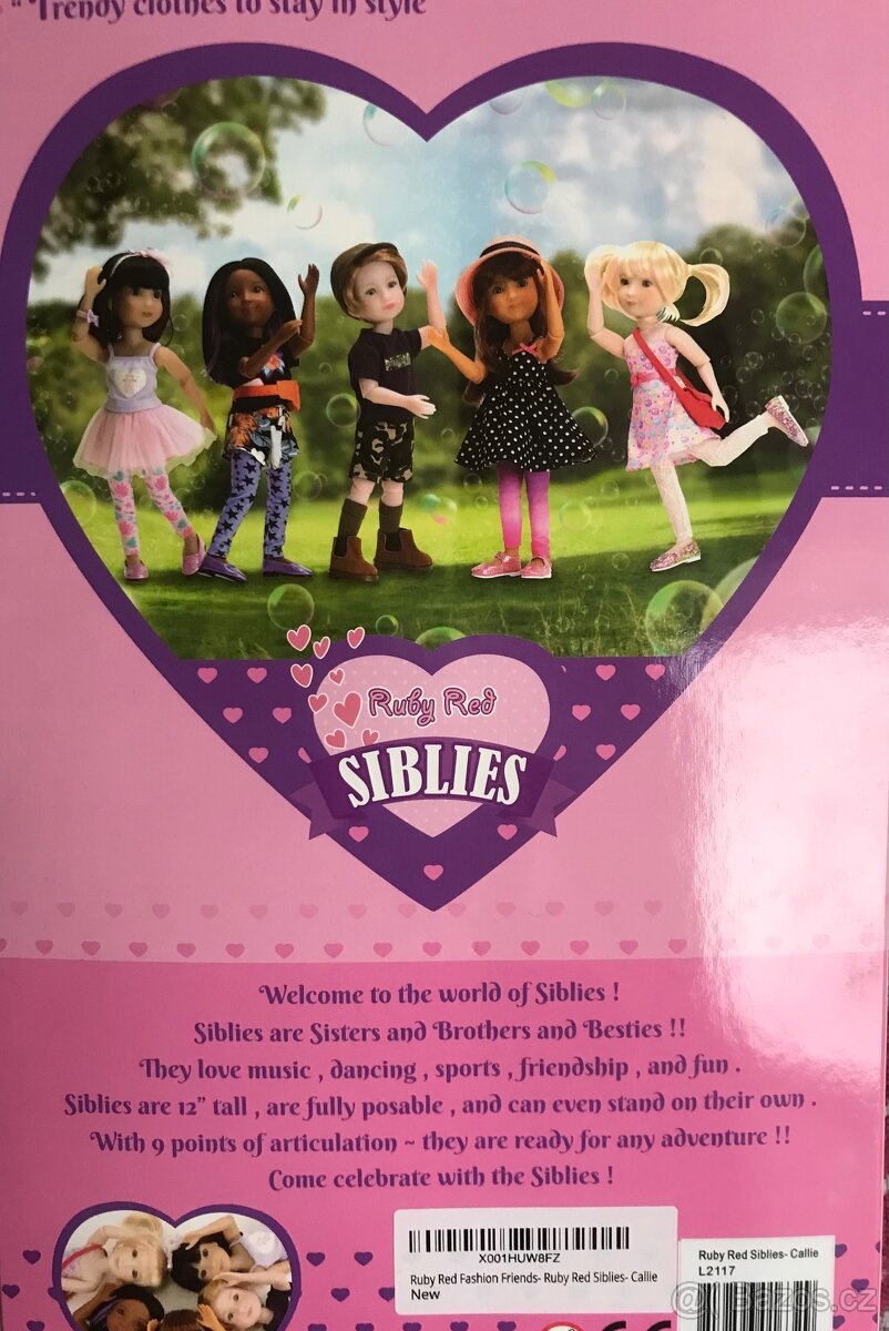 Panenky Ruby Red Siblies - 7