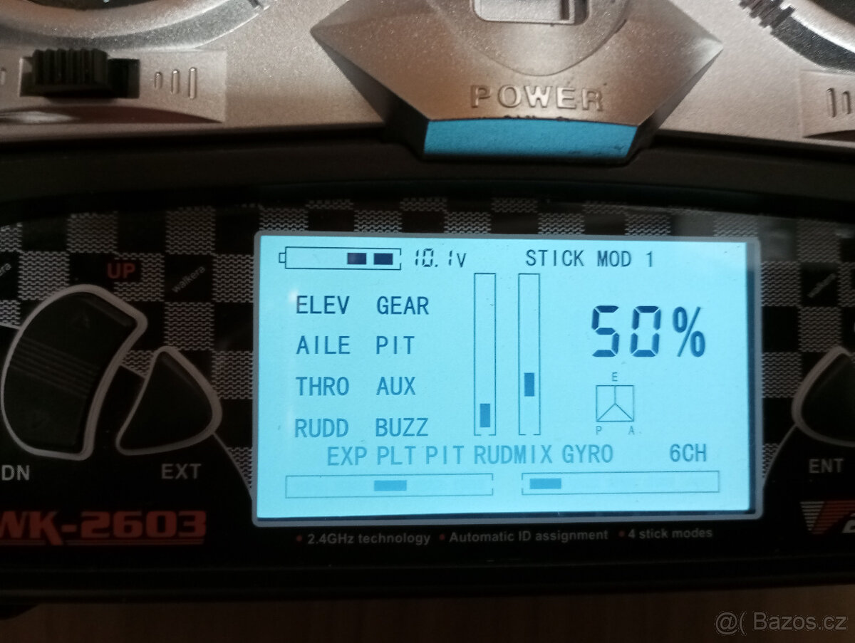 RC vysílač Walkera WK-2603 - 7