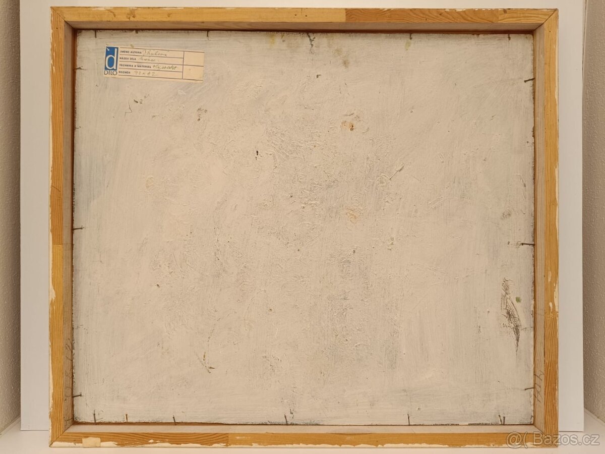 Obraz Jana Lieblová, ves na Vysočině, olej 64x75 - 7