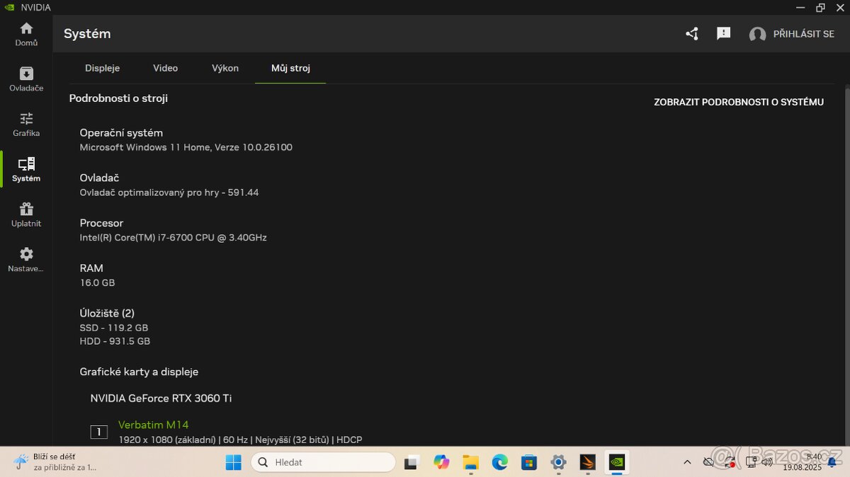 RTX 3060Ti | i7 | 16GB RAM | Herní bestie - 7