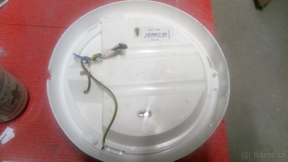 Stropní nebo nástěnné kulaté svítidlo a náhradní sklo 1ks - 7