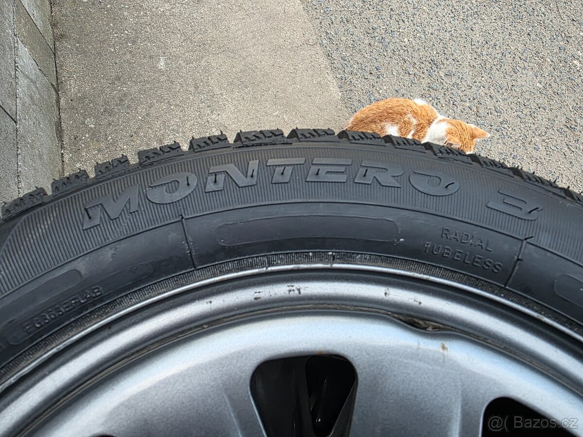 185/60 R15 Zimní kola Škoda Fabia III Antracit 5x100 - 7