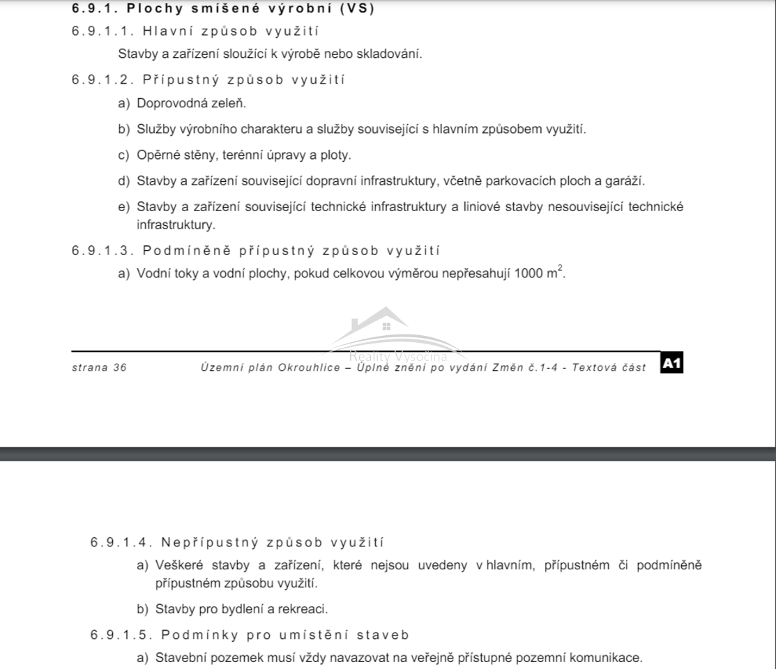 Prodej komerčního pozemku 1 723 m2, Okrouhlice - Babice - 7