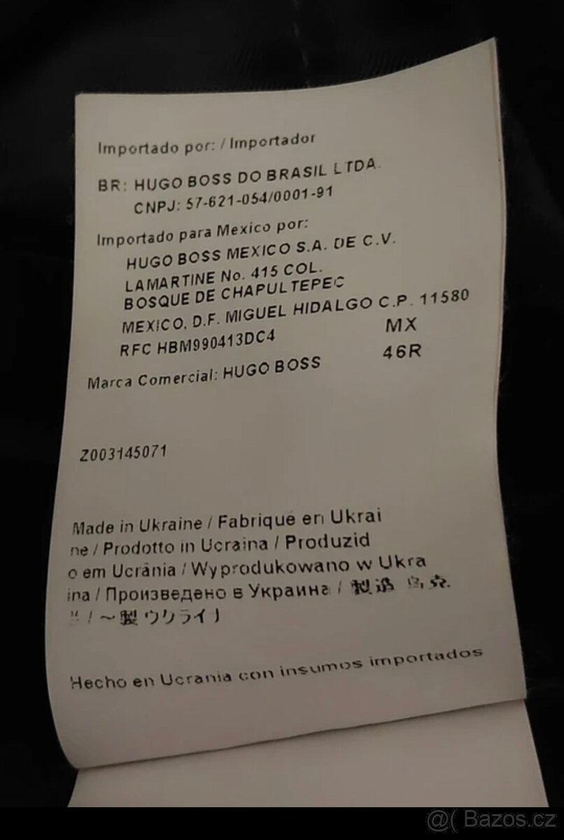 Pánský kašmírový kabát Hugo Boss - 7