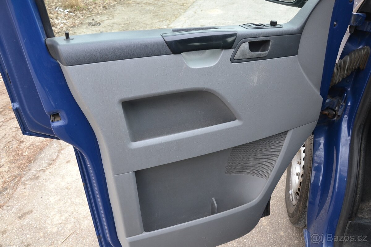 VW Transporter T5 LONG 2.5 TDi, Klima, 6 míst, ČR,2křídlé dv - 7