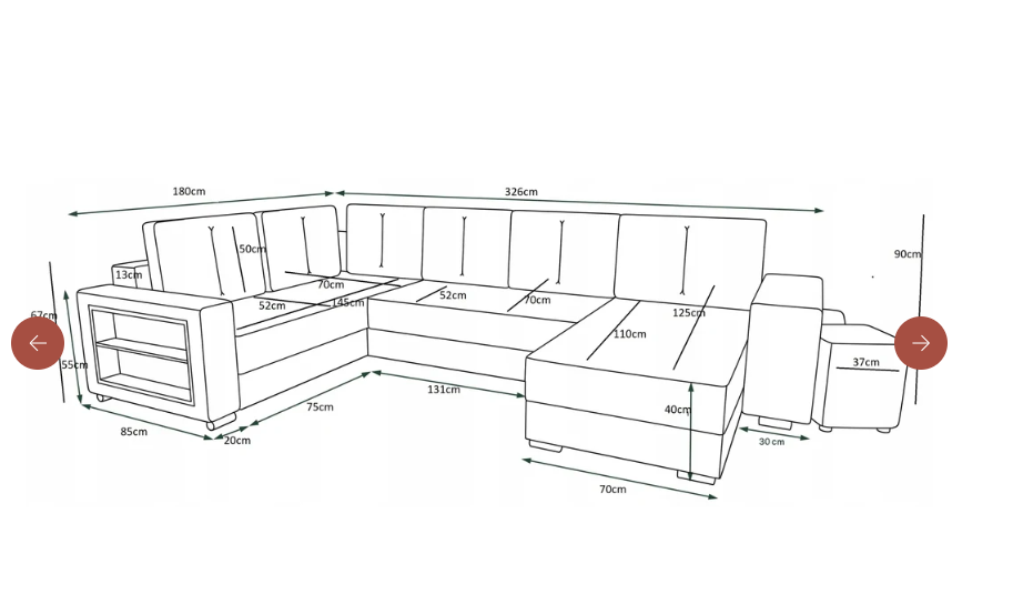 Sedací souprava - rozkládací - 7