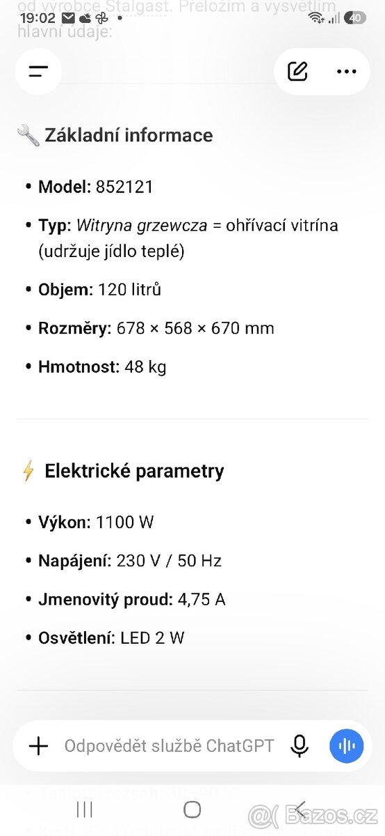 Prodám ohřívací vitríny - 7