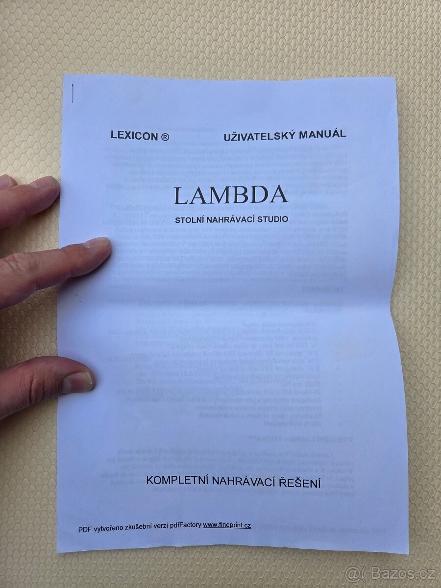 Zvuková karta Lexicon Lambda - 7