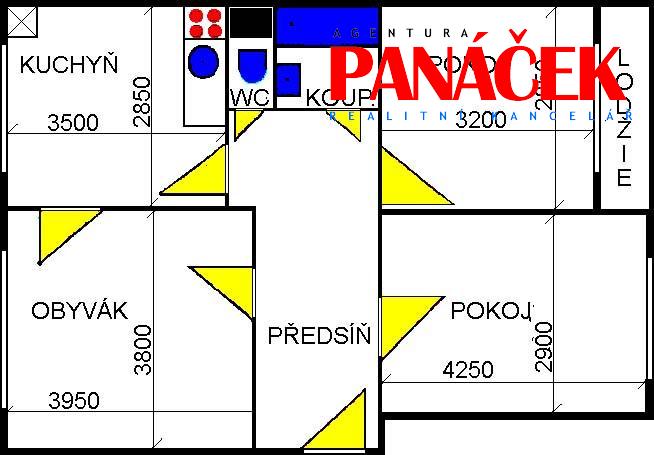 Prodej bytu 3+1 Zlín - 7