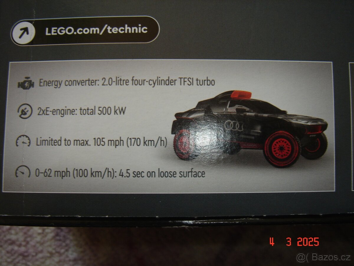 Prodám nové, nerozbalené LEGO® Technic™ 42160 Audi RS Q e-tr - 7