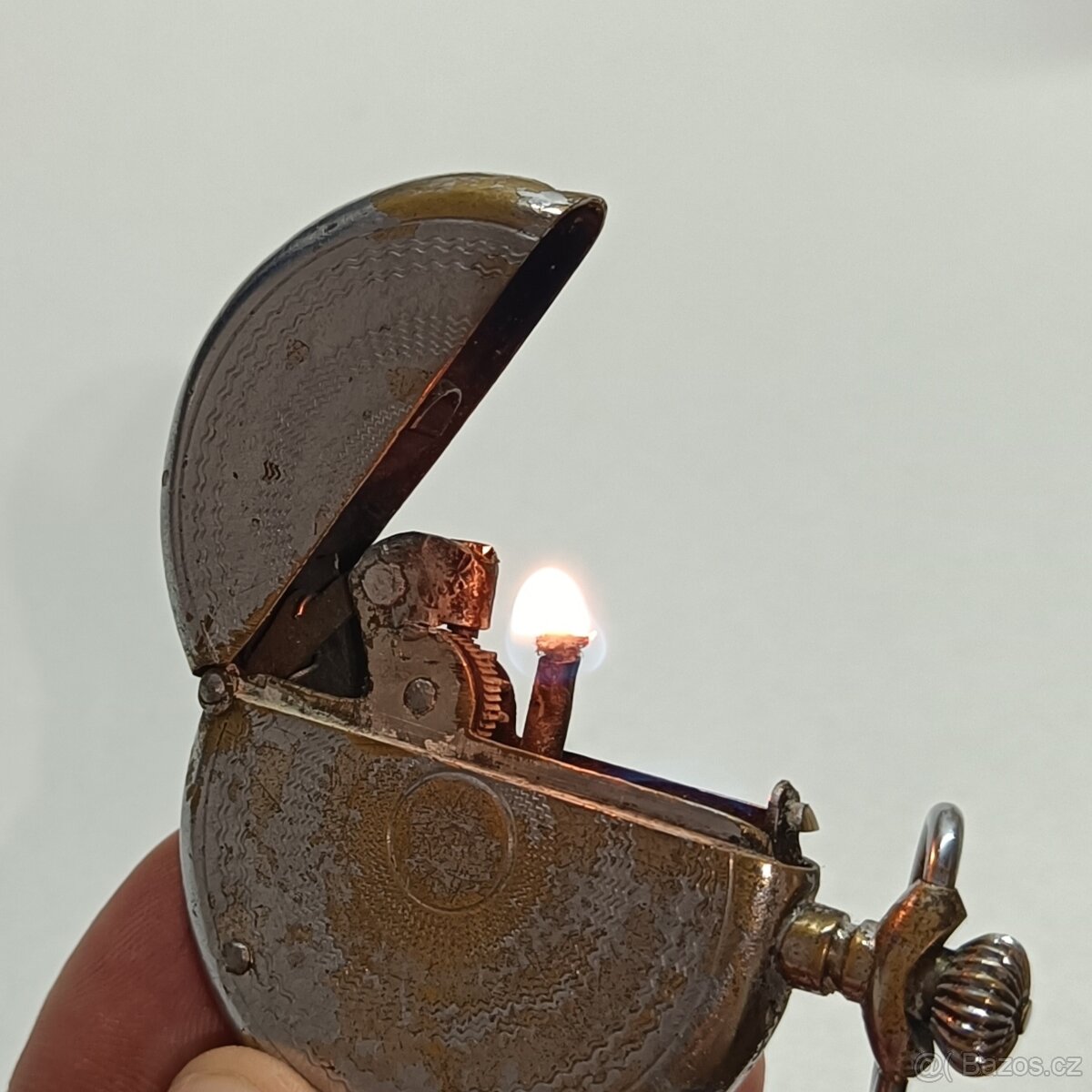 Starý zapalovač Chronos, plně funkční - 7