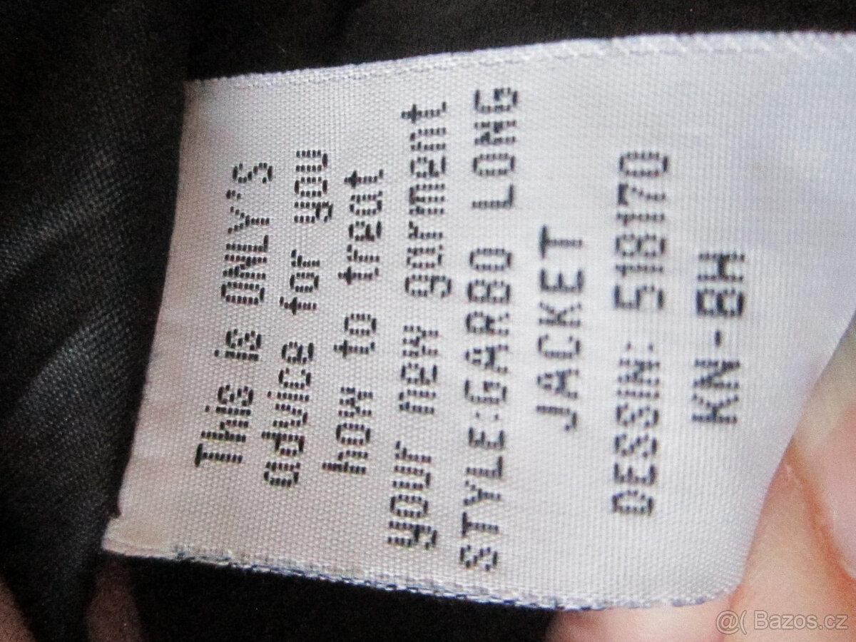 Černý kabát vel. M/L, délka 115 cm, VÝHODNÁ CENA - 7