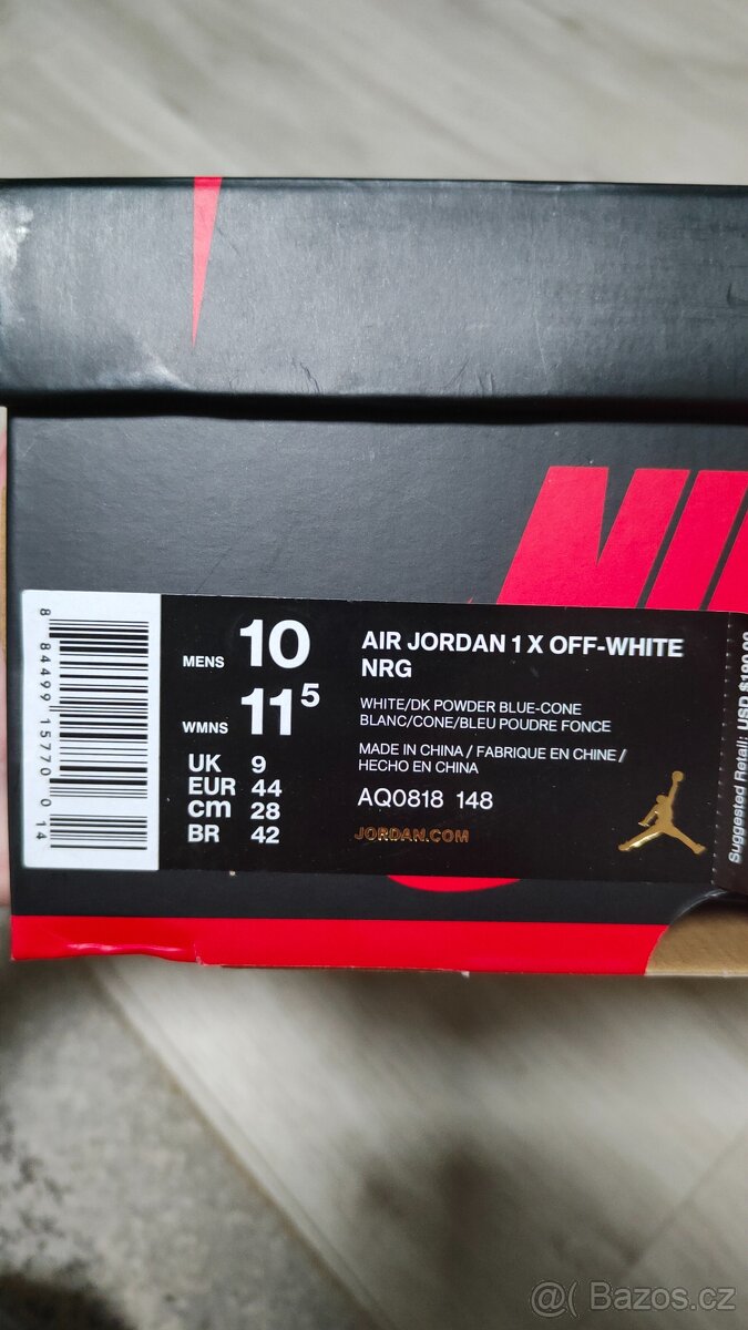 Jordan 1 OFF-WHITE UNC NRG - 7