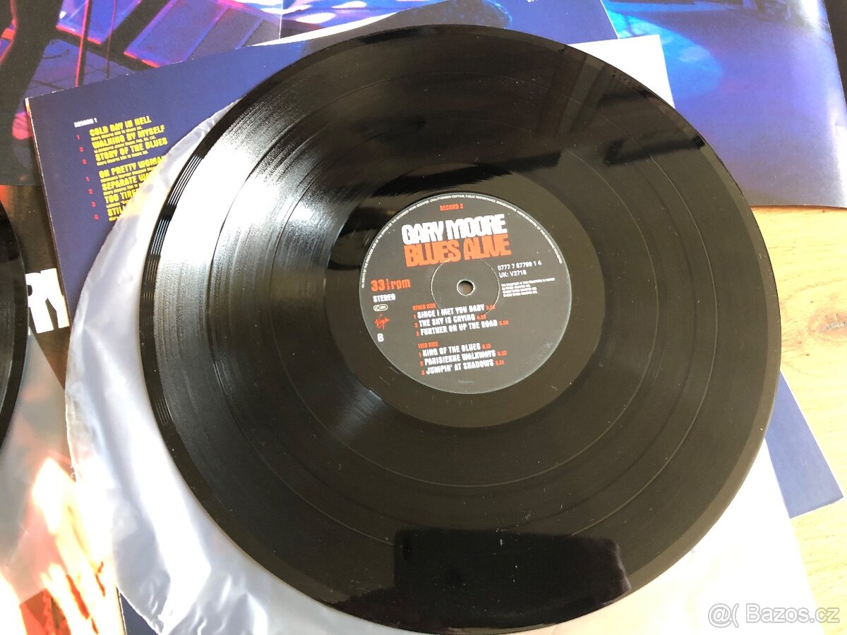 2LP Gary Moore Blues Alive. - 7