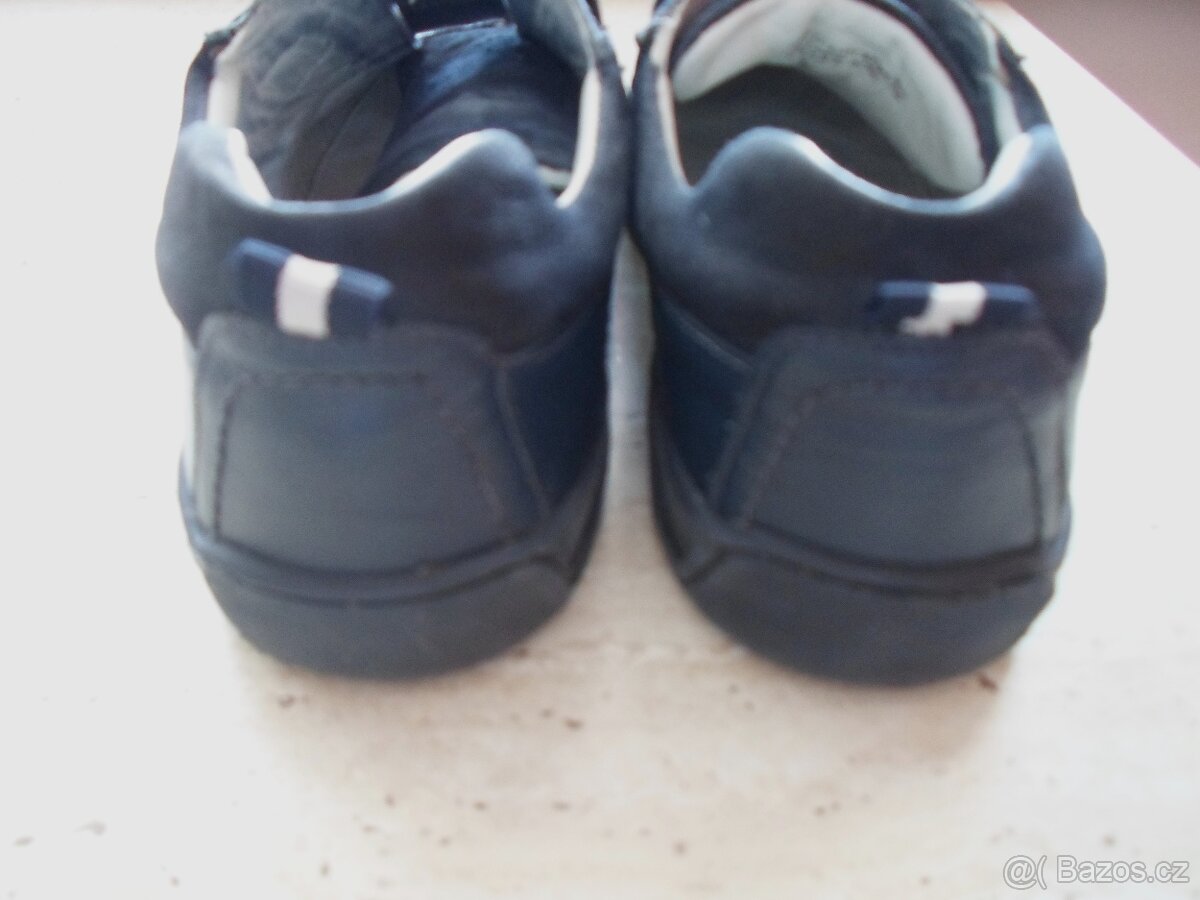 Modré boty polobotky kožené - 37 - 7