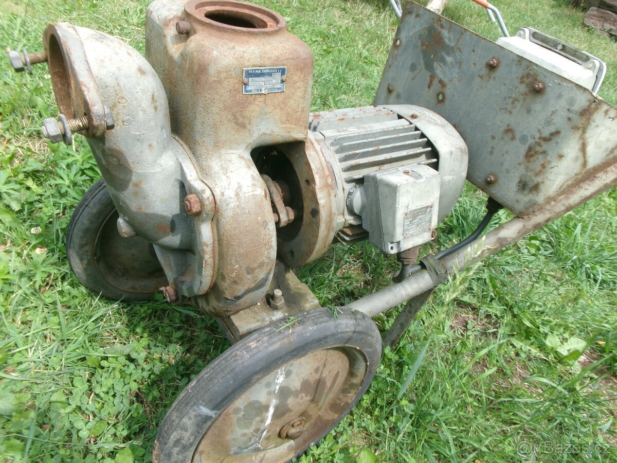 prodám staré-historické hospodářské kalové čerpadlo. Originá - 7
