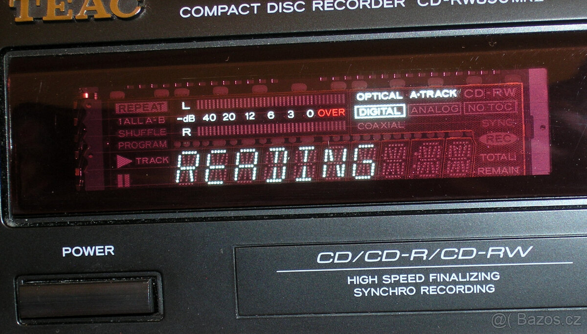 PRODÁM CD REKORDÉR TEAC RW-890MKII, NAHRÁVÁ I NA BĚŽNÁ CD-R - 7