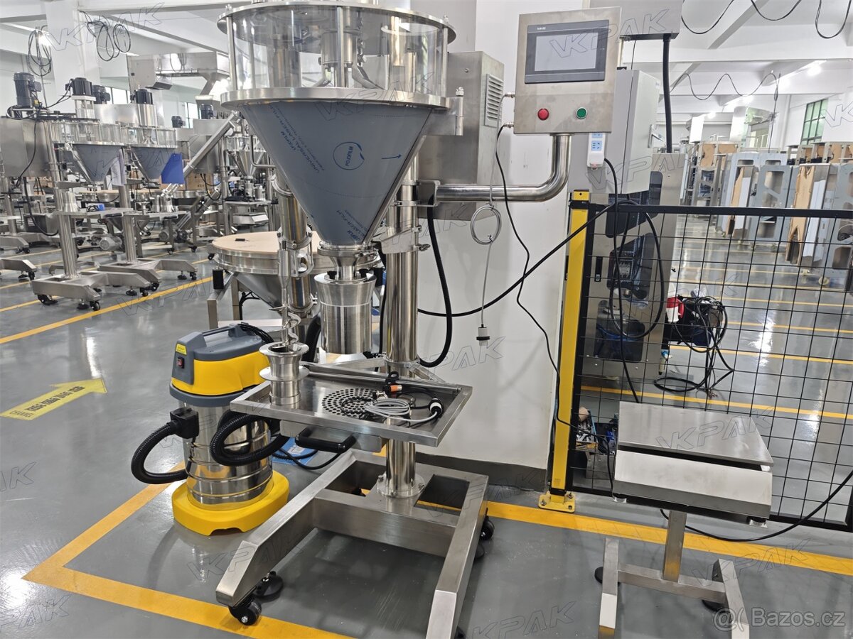 Plnička prášku, balicí stroj na prášek, Šnekový plnicí stroj - 7