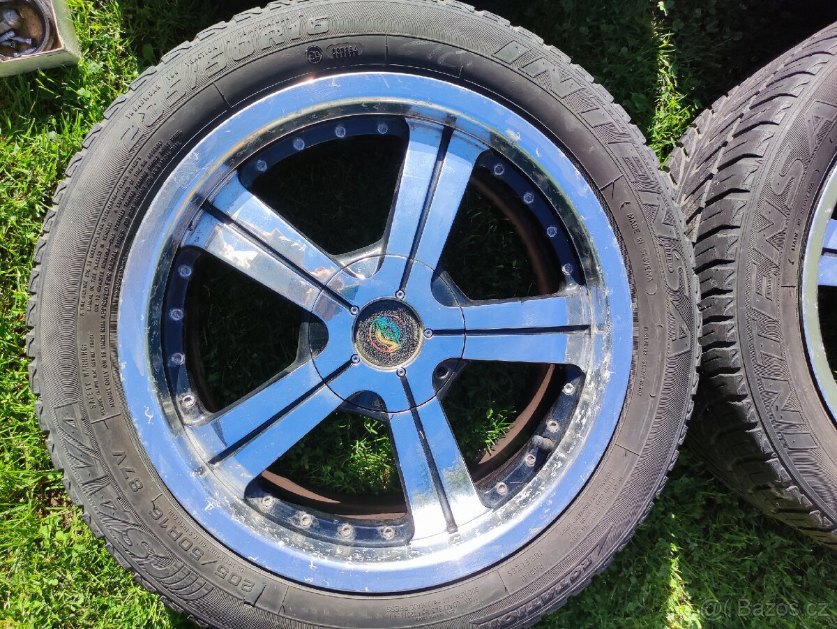 Chromovaná 16" BSA - 2 rozteče - ZLEVNĚNO - 7