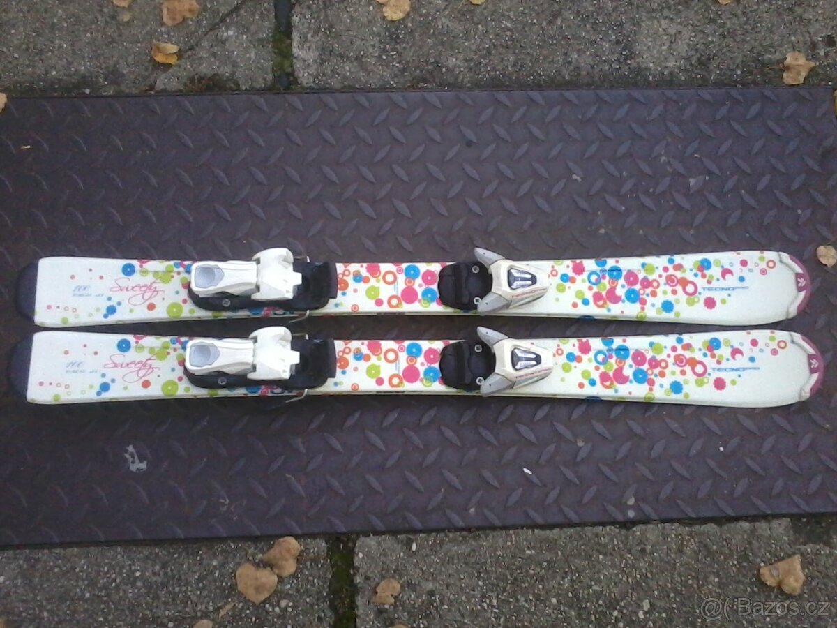 Dětské dívčí lyže Tecno pro 100cm. - 7