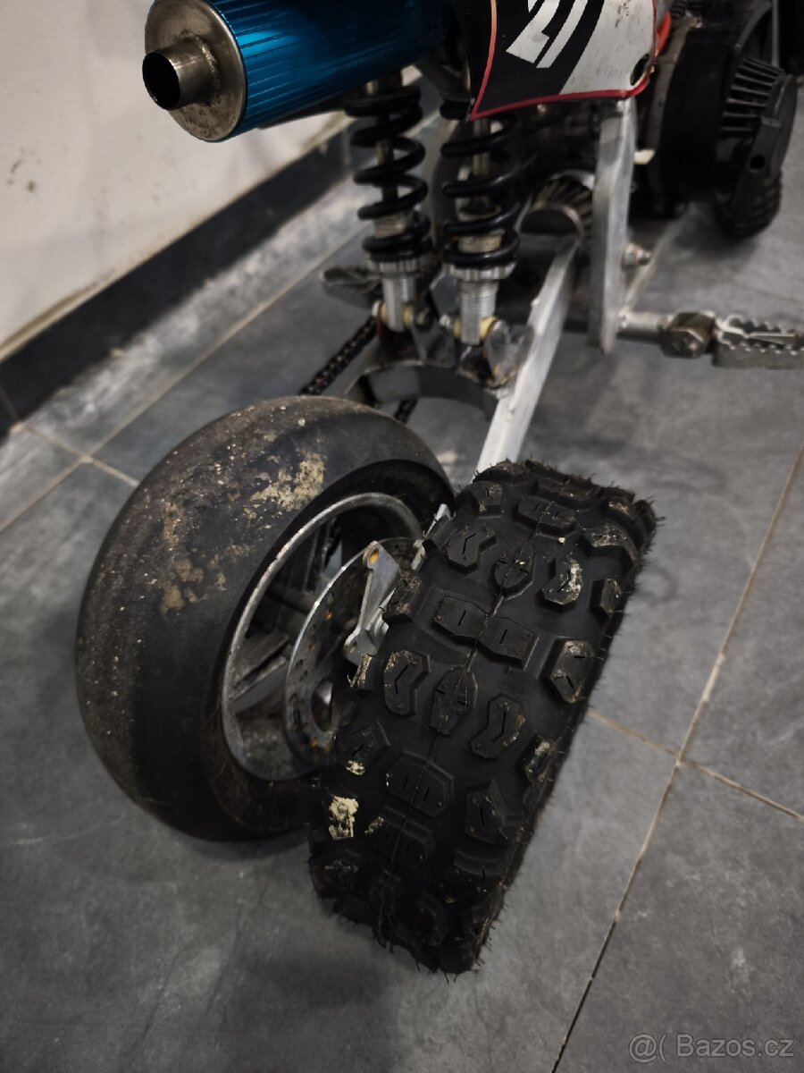 Dětská benzínová 2takt 49ccm motorka - 7