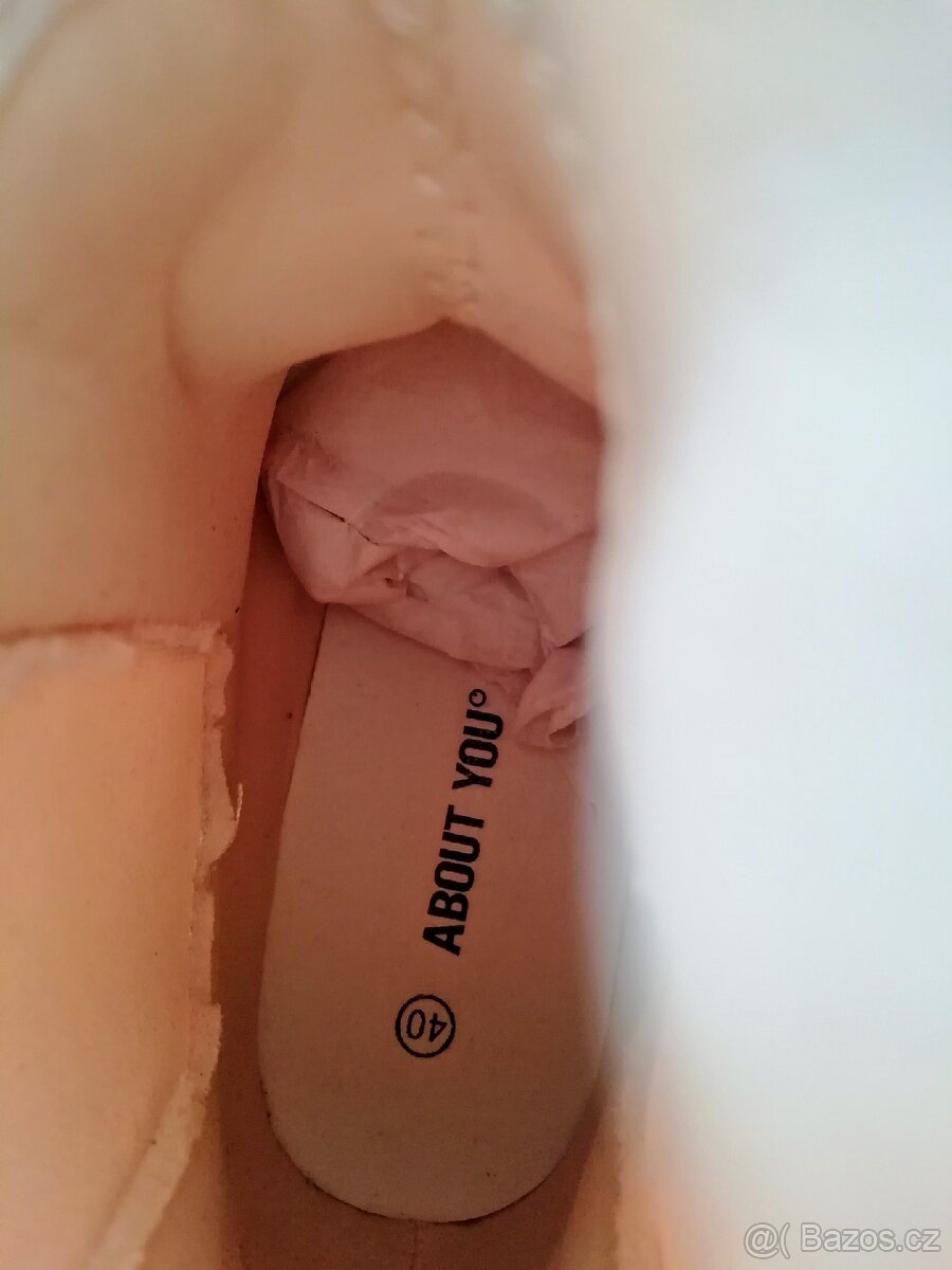 Nové kotníkové botičky na platformě About You, v. 40 - 7