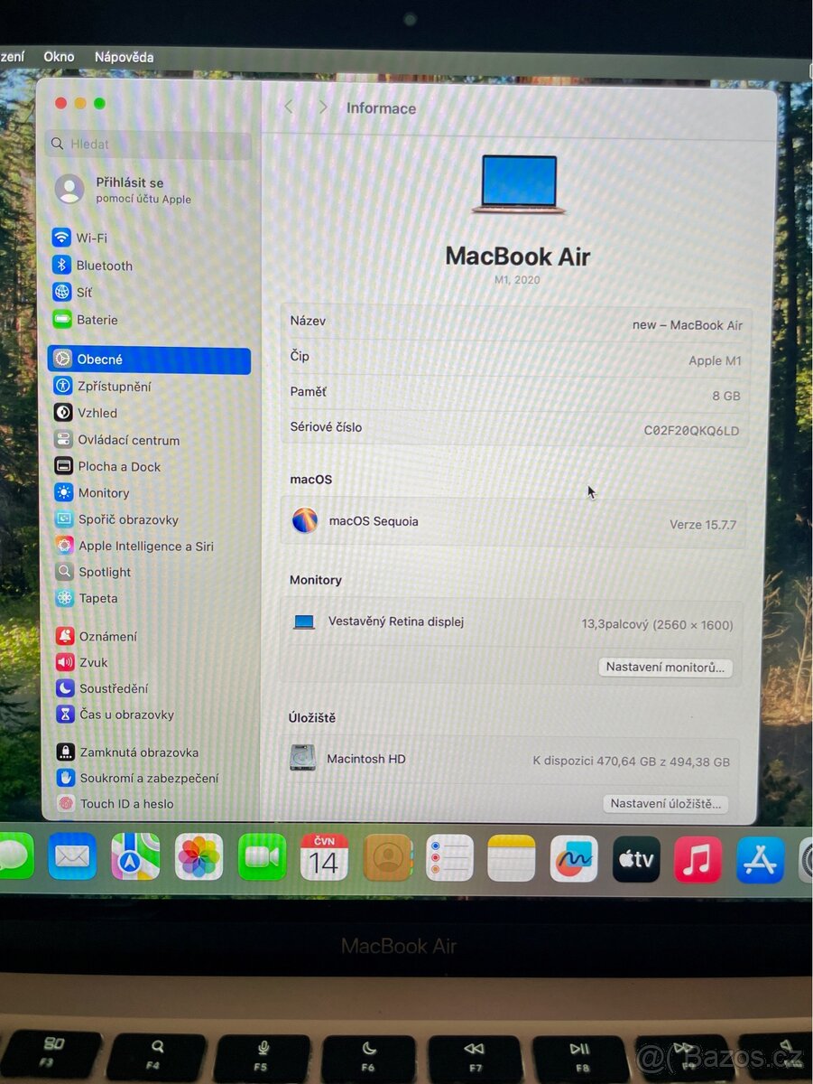 APPLE Macbook Air 13” , M1 , 8gb Ram , 512gb ssd - 7