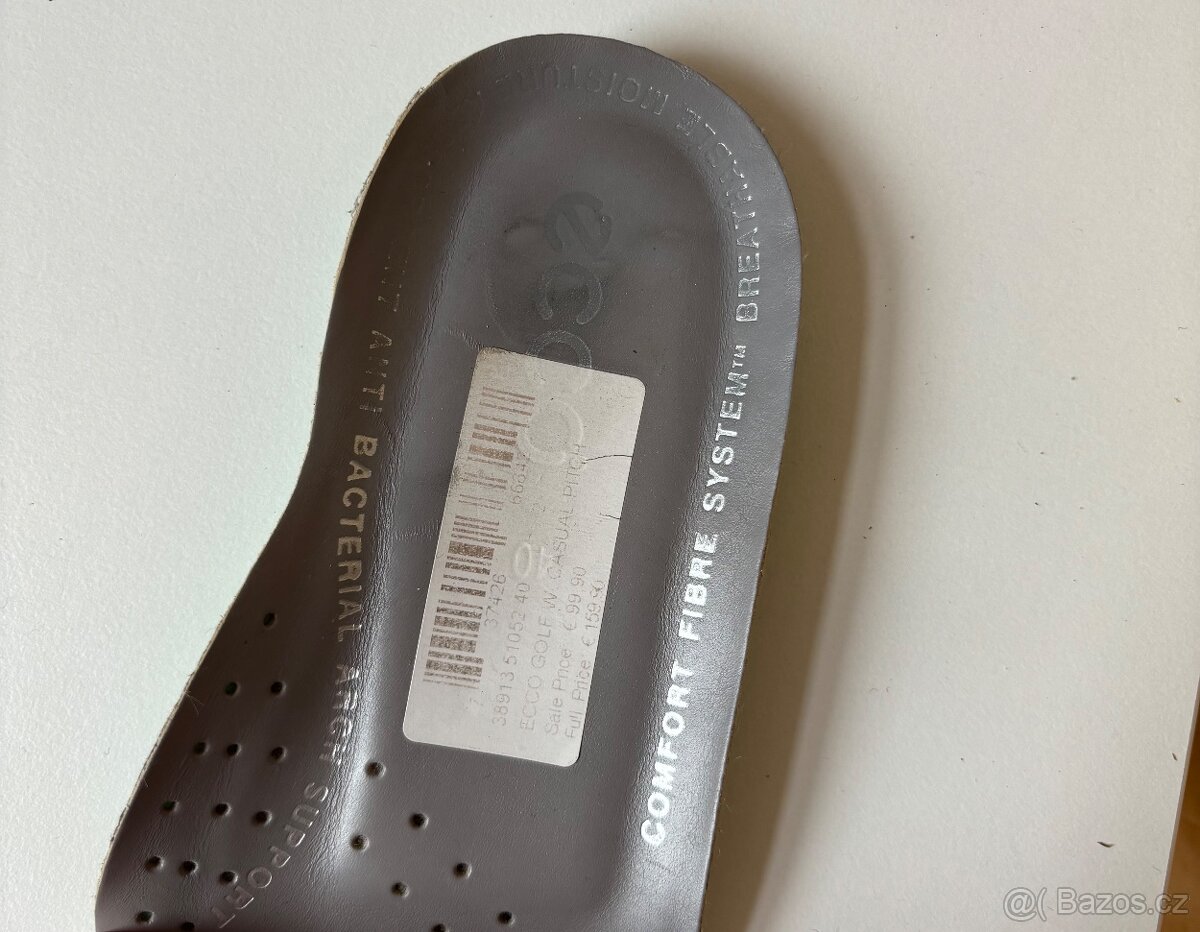 Dámské kožené golf boty ECCO Gore-Tex- Vel. 40 - 7