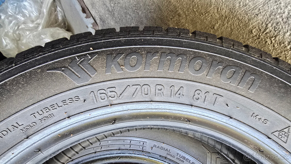 165/70/14 2x zimní pneu Kormoran - 7