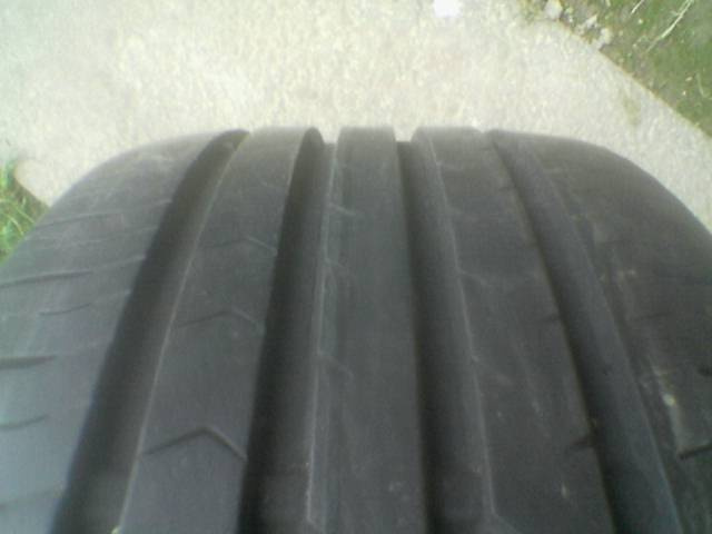 Prodej starších letních pneumatik 205-55-16. Vzorek 7mm. - 7