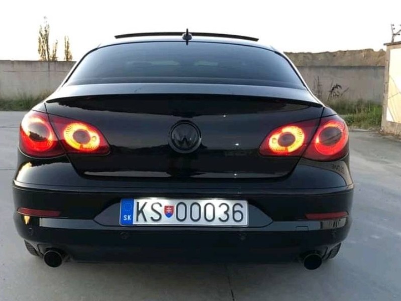 Logo znak VOLKSWAGEN cierne leskle / cervene - 7