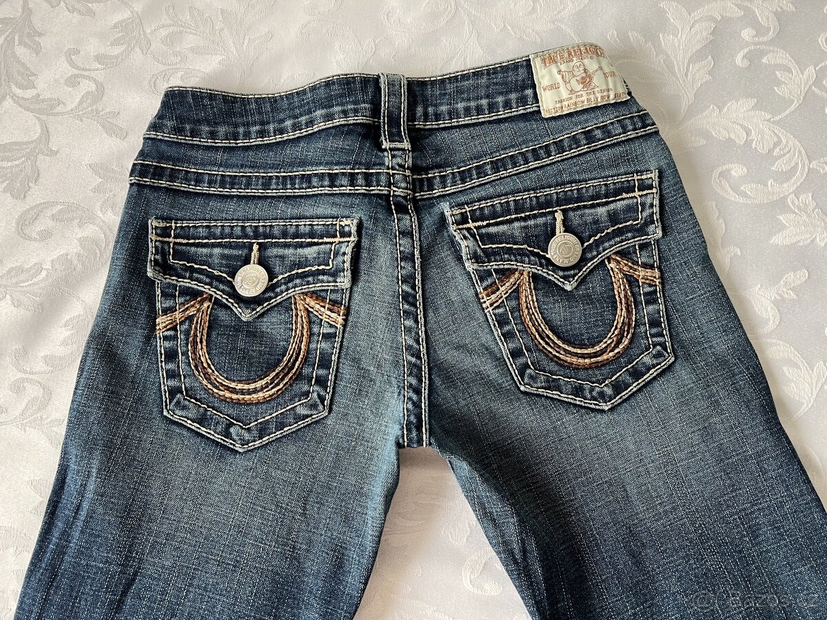 True Religion - dáms. džíny USA, vysoká PC - vel. 28 - 7