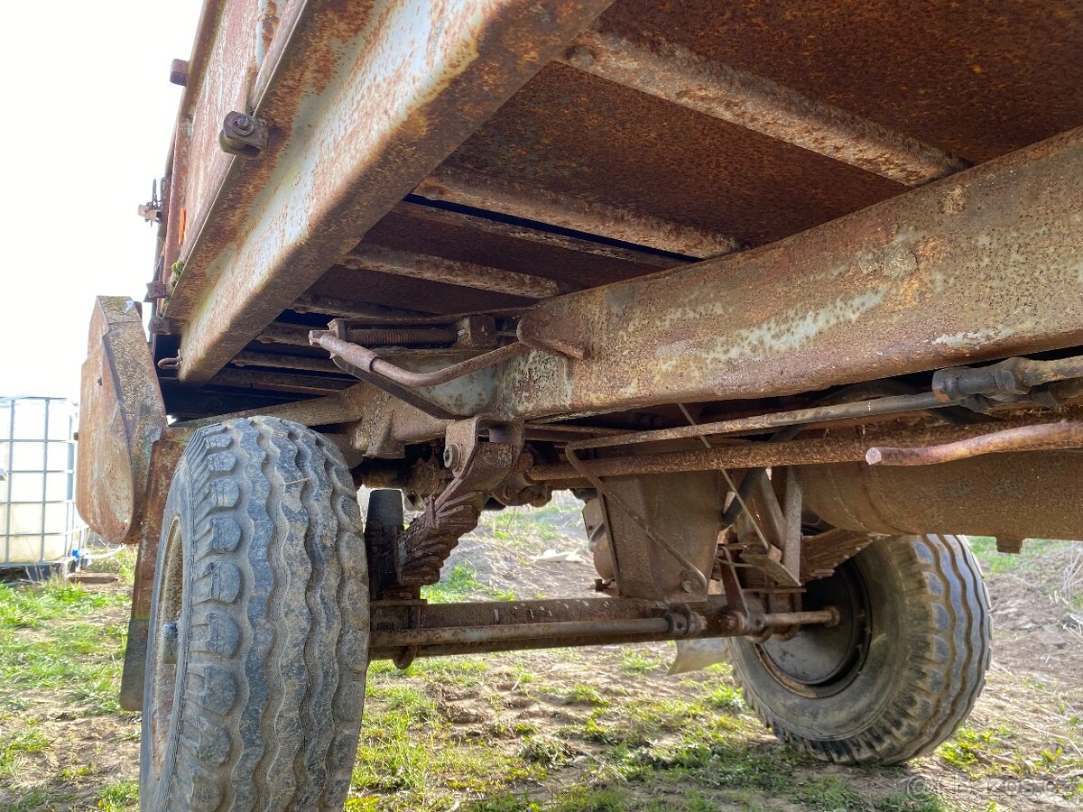 Traktorový vlek vlečka přívěs polský wwp rt45h - 7