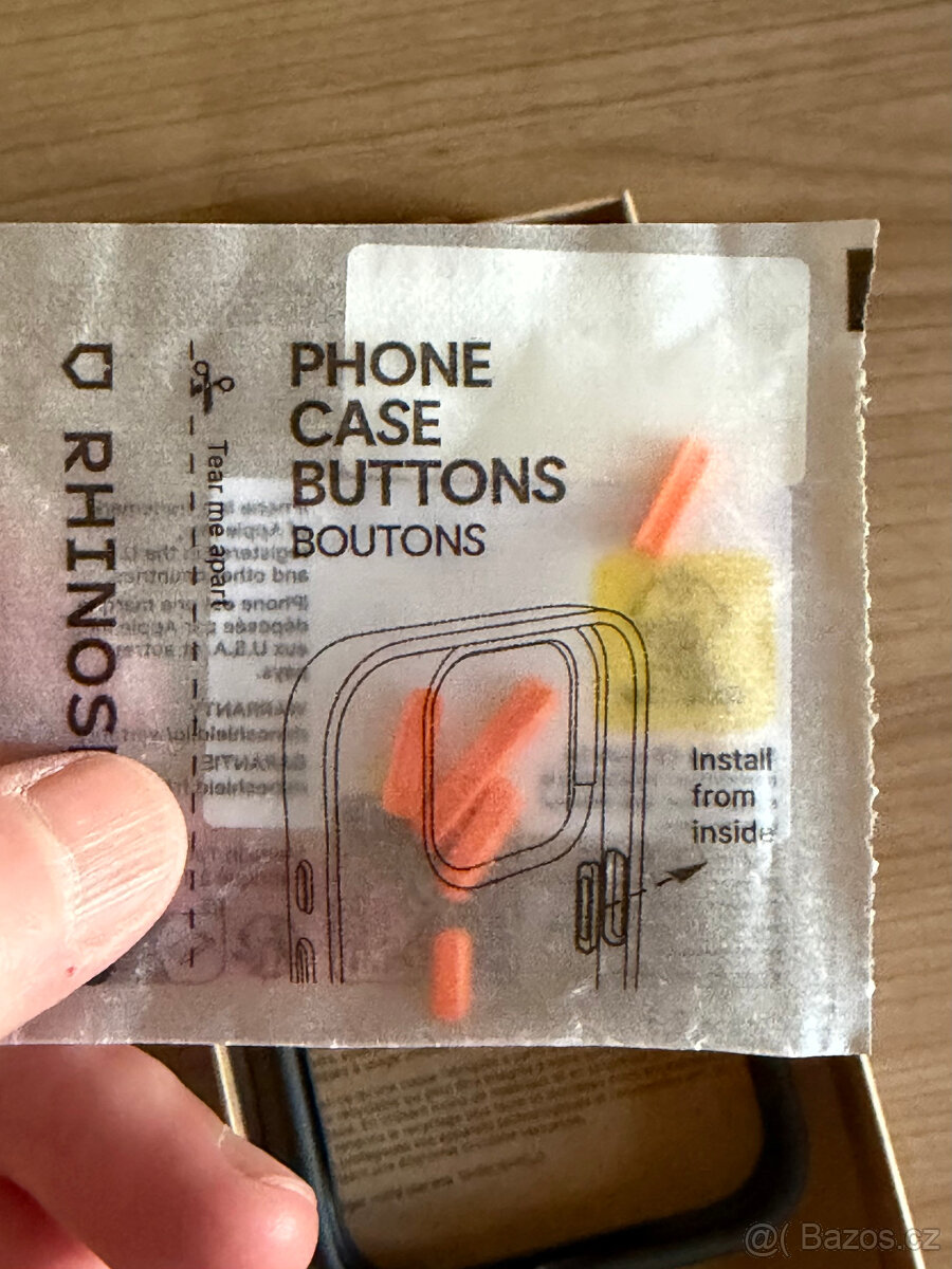 Pouzdro pro iPhone 17 Pro - RhinoShield Mod NX, černé, nové - 7