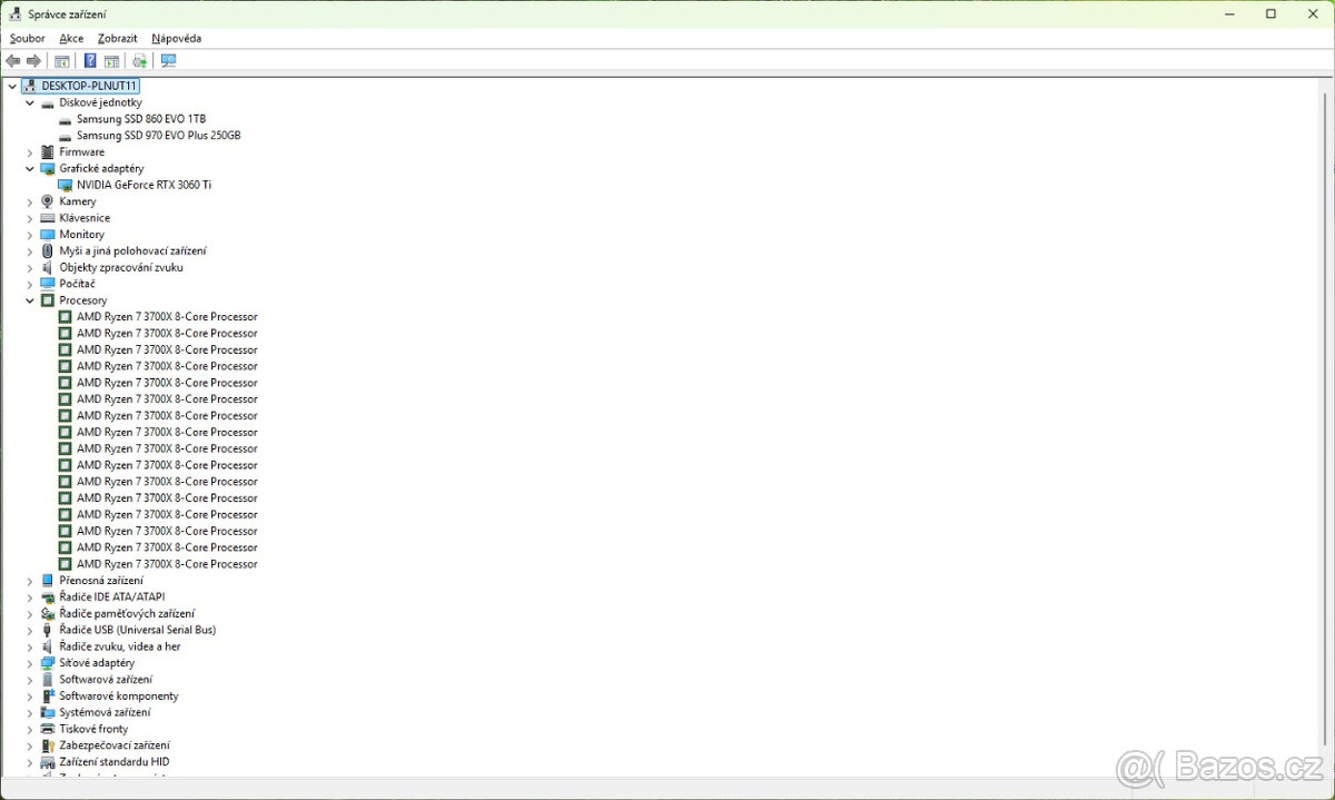 Herní PC Ryzen 7 3700X + RTX 3060Ti, 64GB RAM - 7