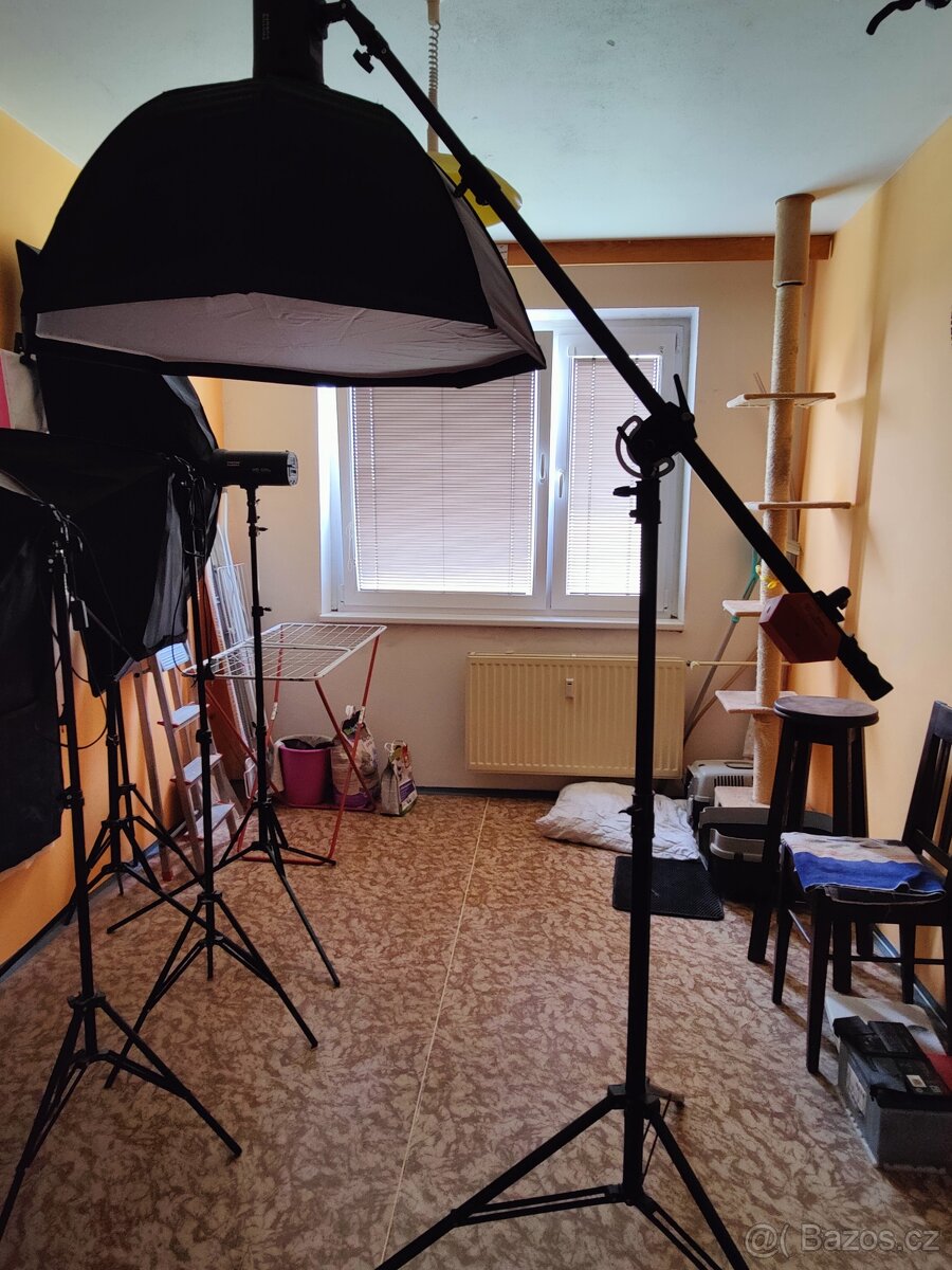 Bateriové blesky Photon Europe HSS HD-600Ws set - 7