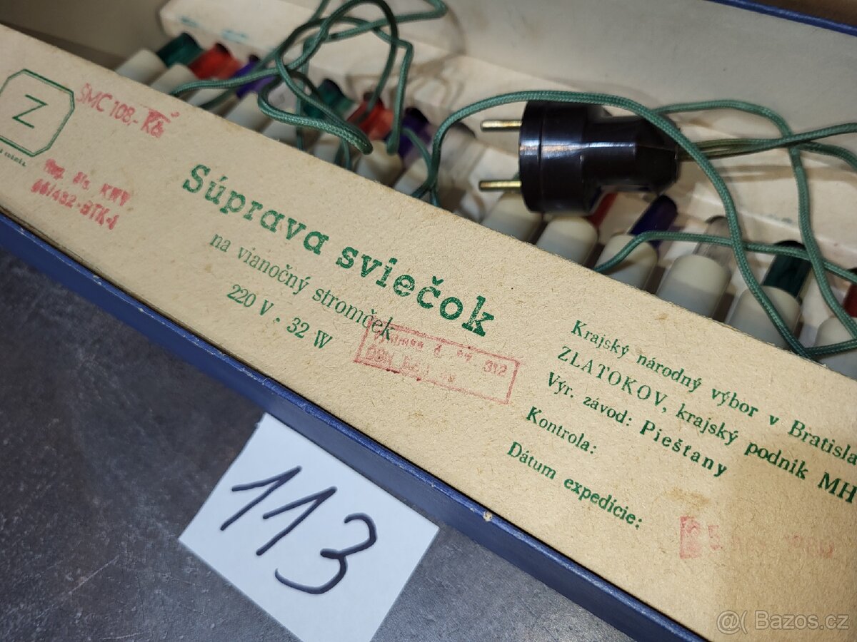 Retro vánoční osvětlení 113 - 7