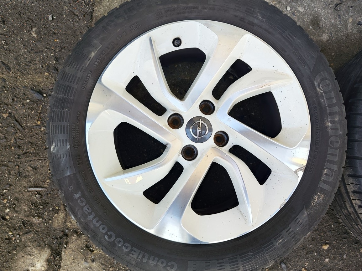 16"letní alu sada 4x100 origo Opel Corsa E Adam 195/55 Cont - 7