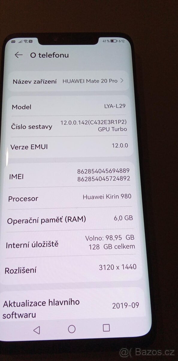 Vyměním Huawei Mate 20 Pro +Airpods 2 generace - 7