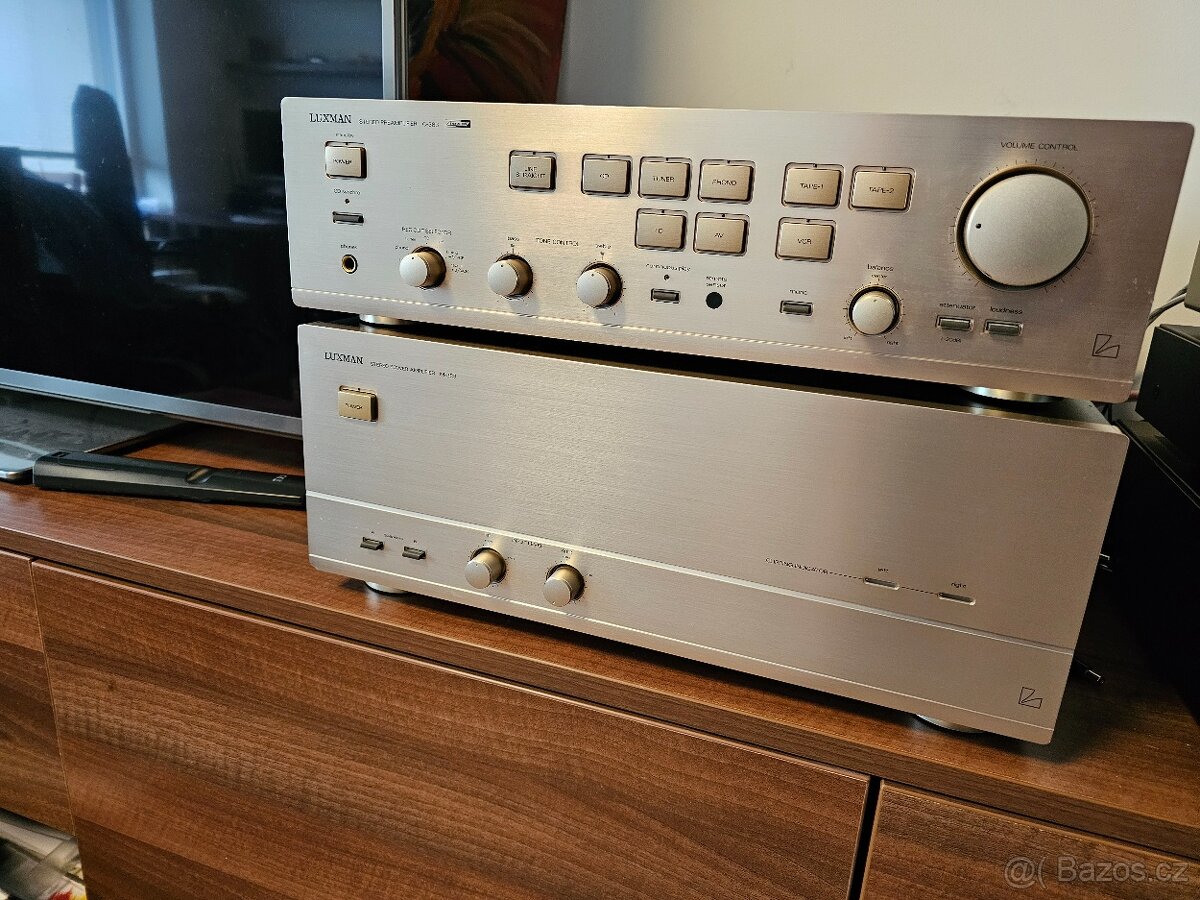 Luxman C-383 / M-383, 2 x 300 W (2 x 500W jako monobloky) - 7
