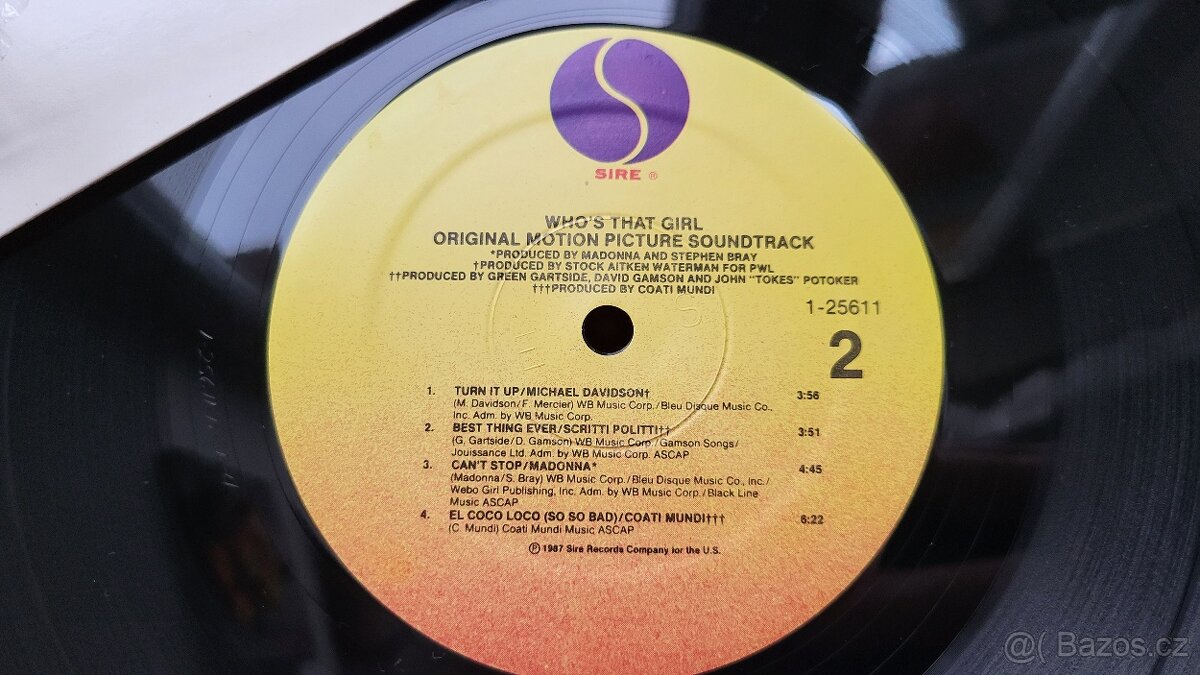 LP Madonna - Who´s that Girl - 7