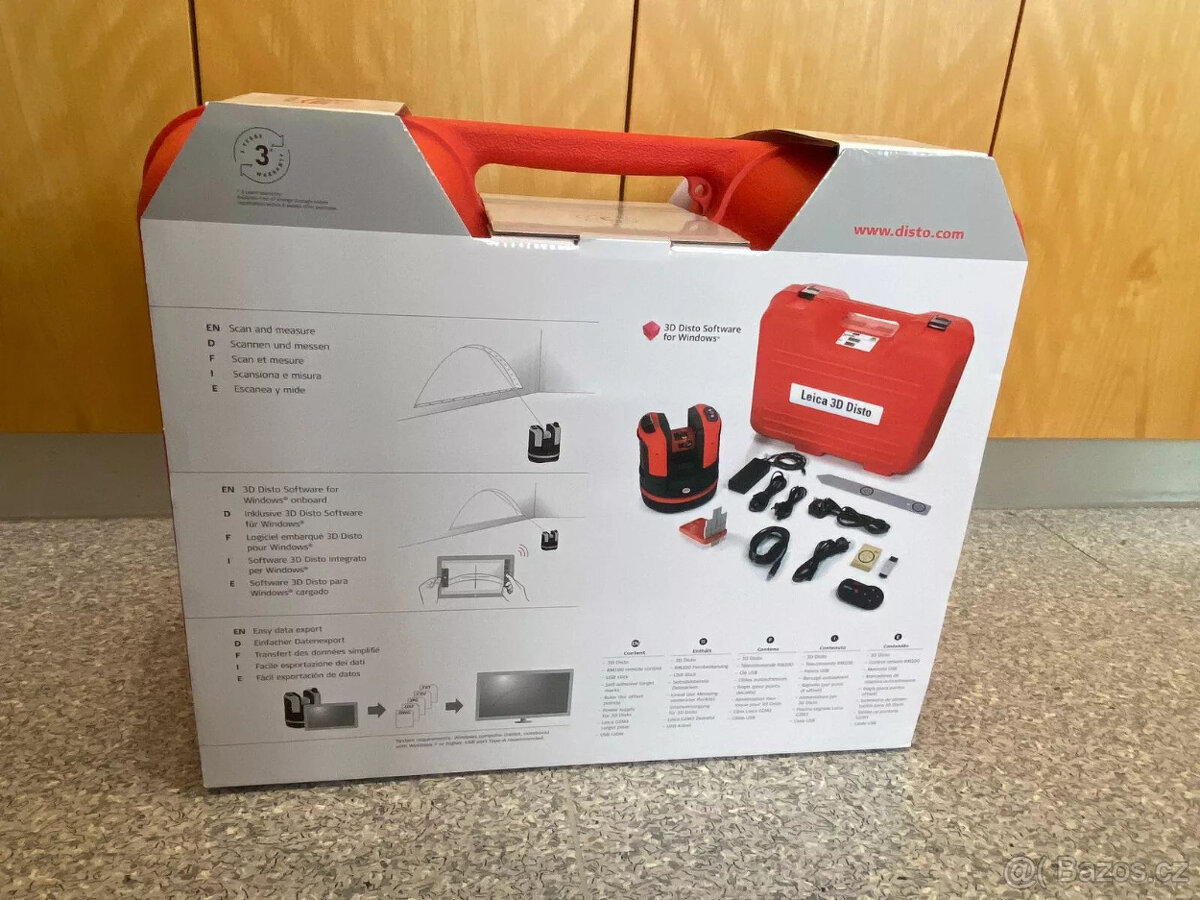 Nepoužitý měřicí přístroj Leica 3D Disto, navíc se stativem - 7